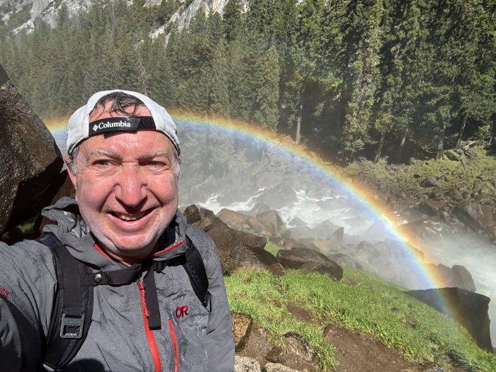 Rainbow on the Mist Trail