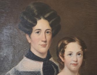 Nancy Goodwin Johnson and Daughter Lydia — Photograph Courtesy of Perry Palmer