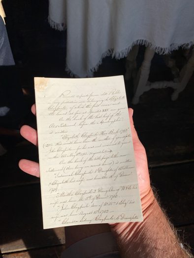 Betsy Ross Family Bible Transcript