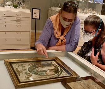 Historic Samplers at the DAR Museum